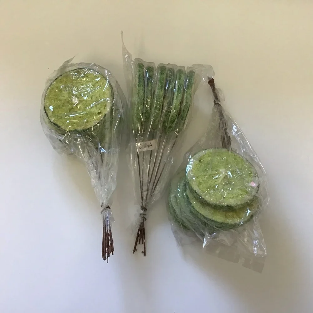 Artificial Lime Picks 18 picks 6” long